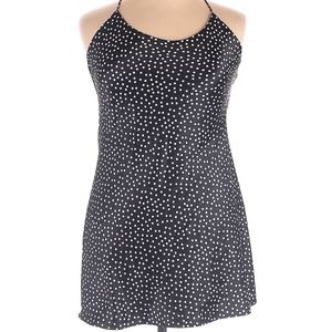 Victoria's secret NEW,Sexy Short Night gown Black/white Dots Stretchy